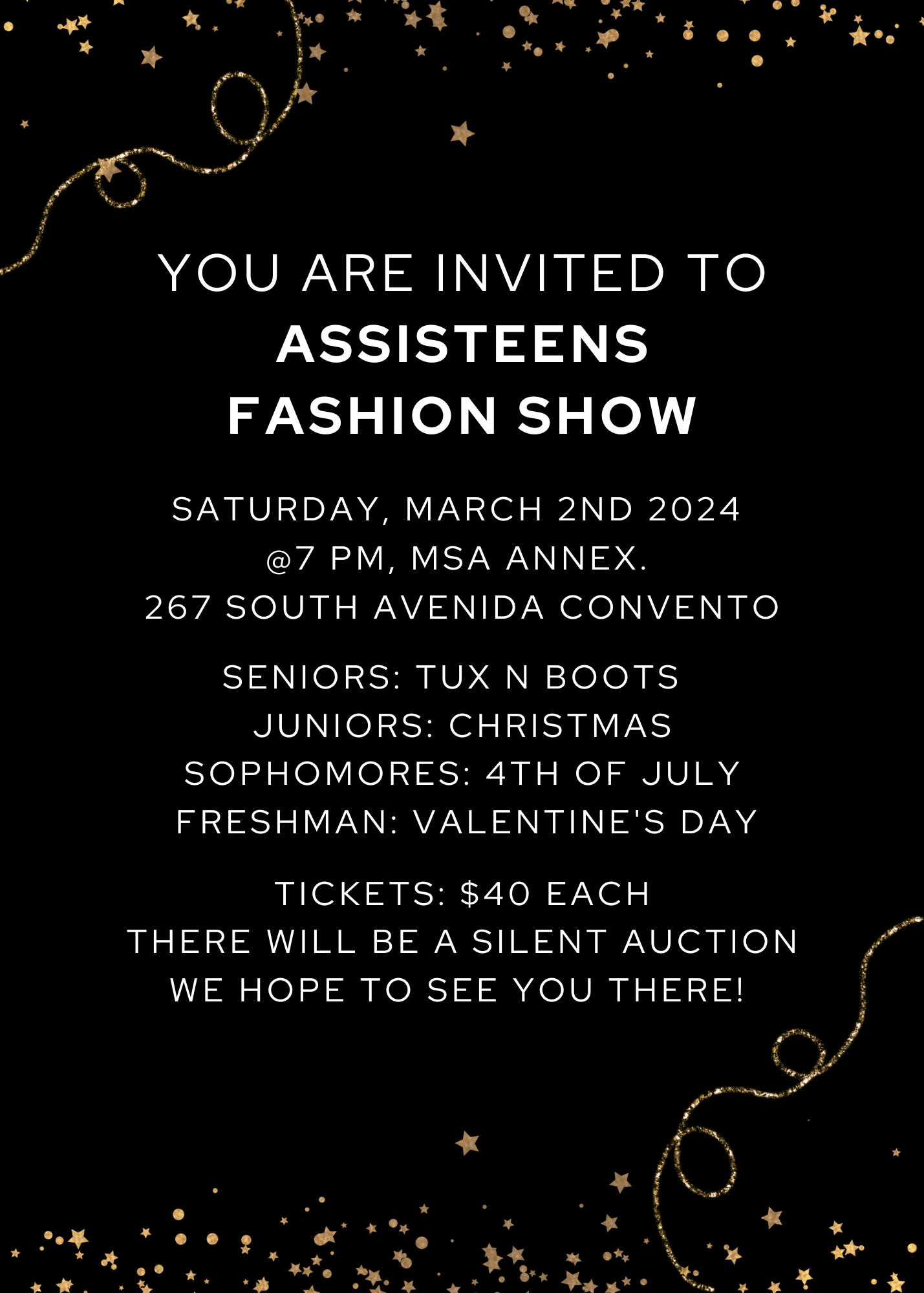 Assisteens Tux N Boots Invite 2024 