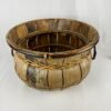 Rattan Tiki Style Handled Basket