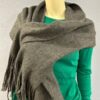 NWT Lucky Brand Gray Fringe Scarf