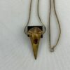 Brutalist Crystal Amulet Necklace