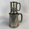 Set of 2 Antique Chinese Pewter Mugs