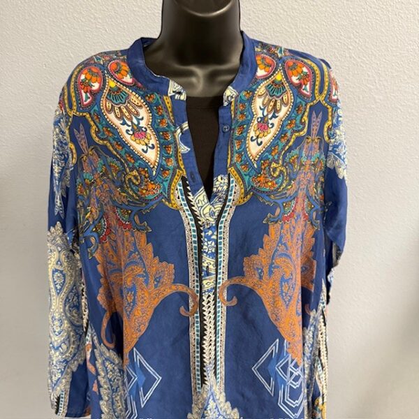 Johnny Was Boho Tunic Top