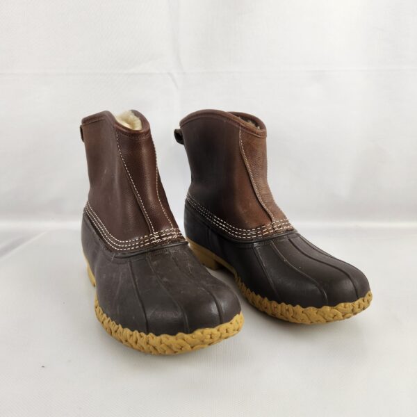 L.L. Bean USA Women's Leather Slip Duck Boots - Size 9