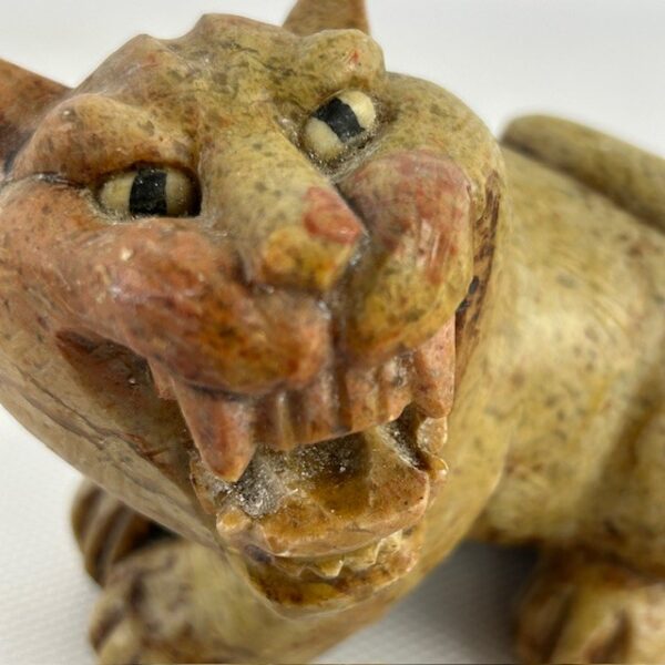 VTG Asian Lion Marble Figurine