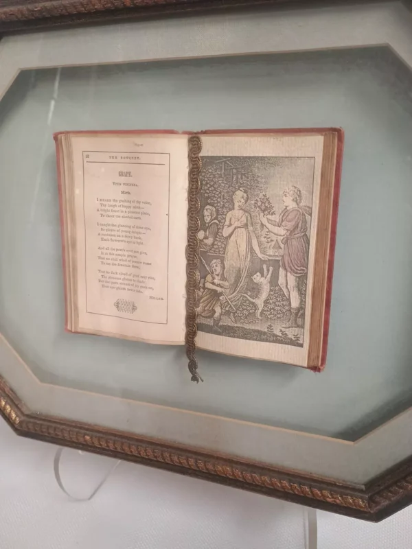 Victorian Shadowbox Poem ‘The Bouquet’