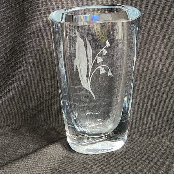 VTG Strombergshyttan Lead Crystal Vase