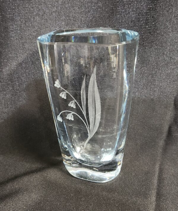 VTG Strombergshyttan Lead Crystal Vase