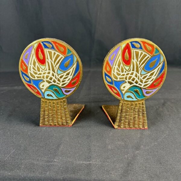 Pair Of VTG Mid Century Terra Santca Bookends