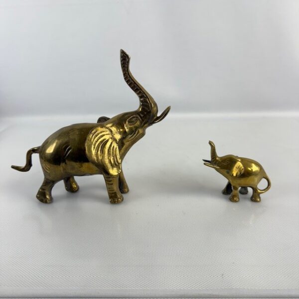 VTG Brass Elephant Pair