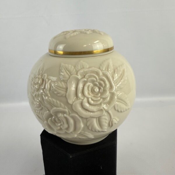 VTG Lenox Rose Ginger Jar