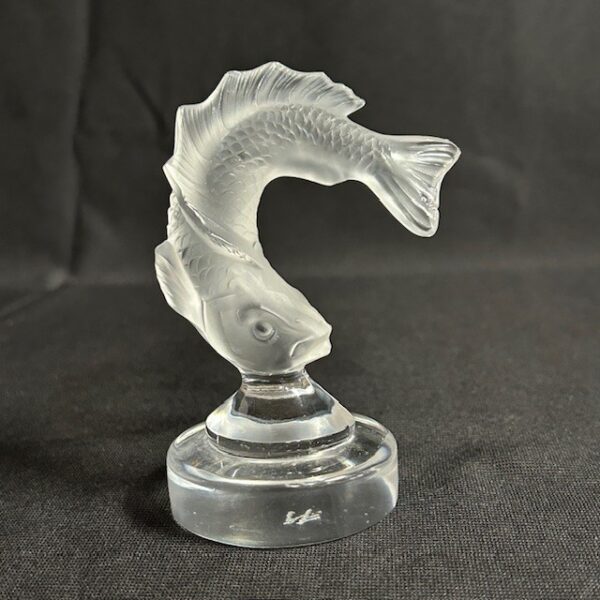 Lalique Crystal Koi Fish Paperweight
