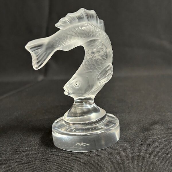Lalique Crystal Koi Fish Paperweight