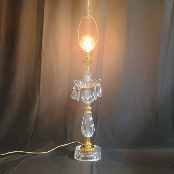 Art Deco Crystal Lamp