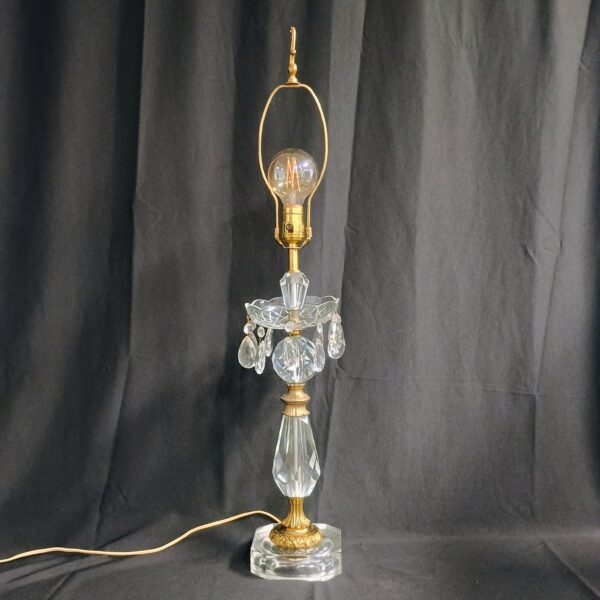 Art Deco Crystal Lamp