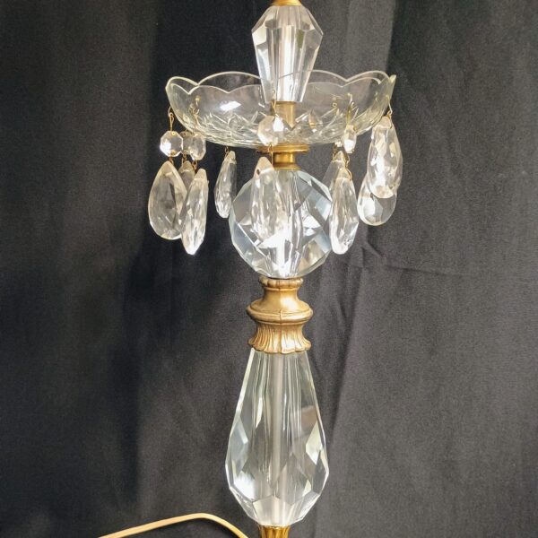 Art Deco Crystal Lamp