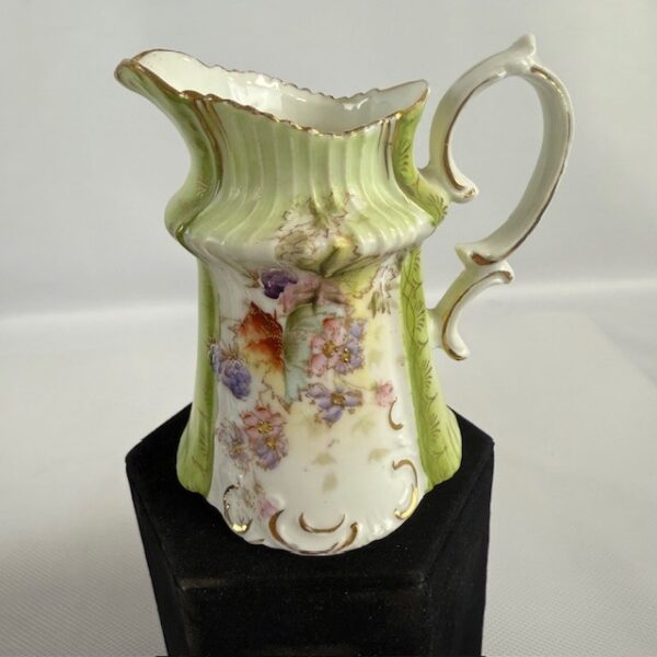 Antique Prussian Porcelain Creamer and Sugar