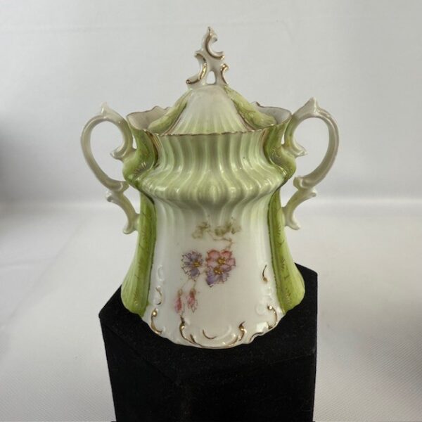 Antique Prussian Porcelain Creamer and Sugar