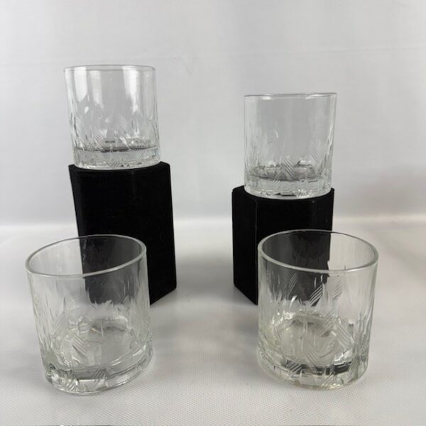 Grey Goose Vodka Lowball Rocks Glasses - Set of Four