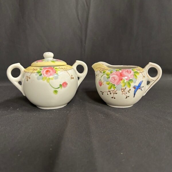 Nippon Creamer & Lidded Sugar Bowl