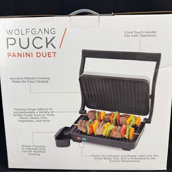 Wolfgang Puck Duet Panini Maker/Griddle - NIB