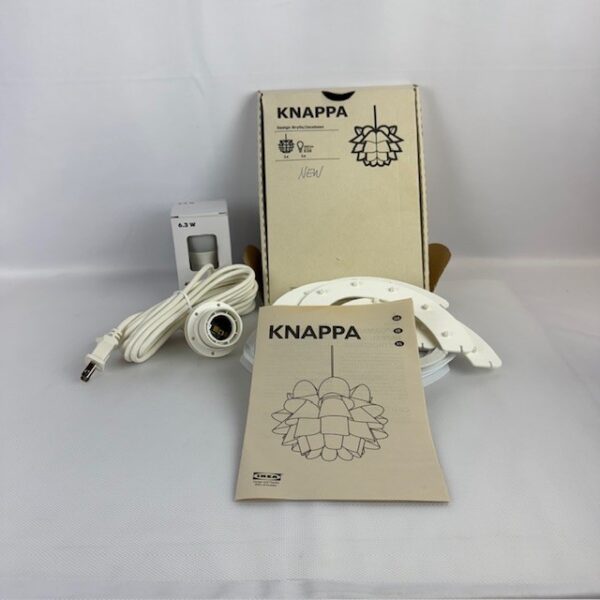 NIB Knappa Lotus White Pendant Indoor Lamp