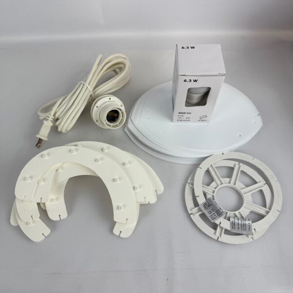 NIB Knappa Lotus White Pendant Indoor Lamp