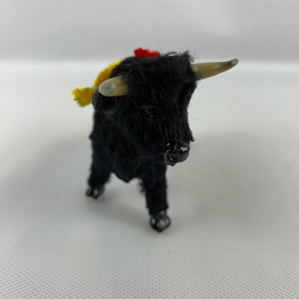 Spanish Miniature Bull Sculpture