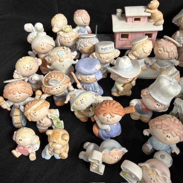 Lot of 49 Bumpkins Figurines