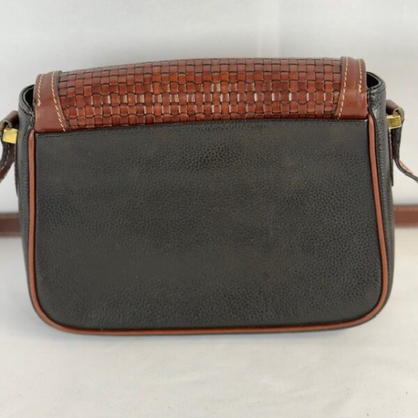 VTG Crossbody Woven Leather Bally Purse