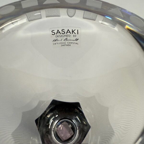 VTG Sasaki Crytal Vase