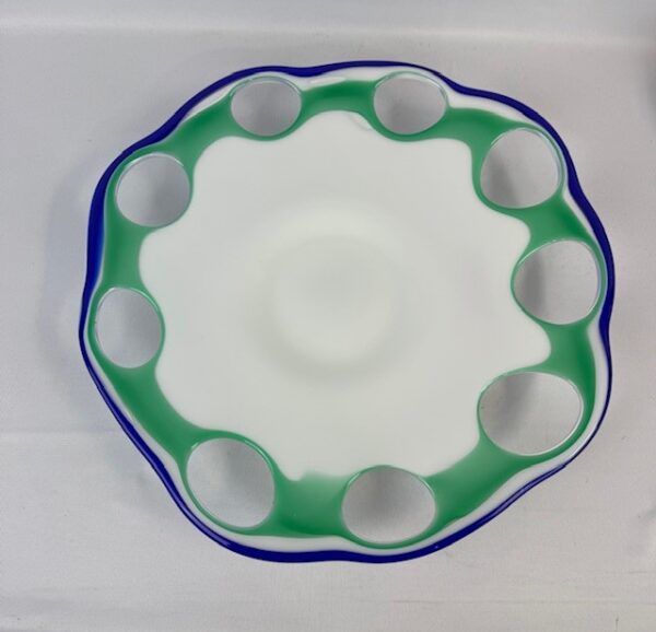 Murano Glass Pierced Centerpiece Dish