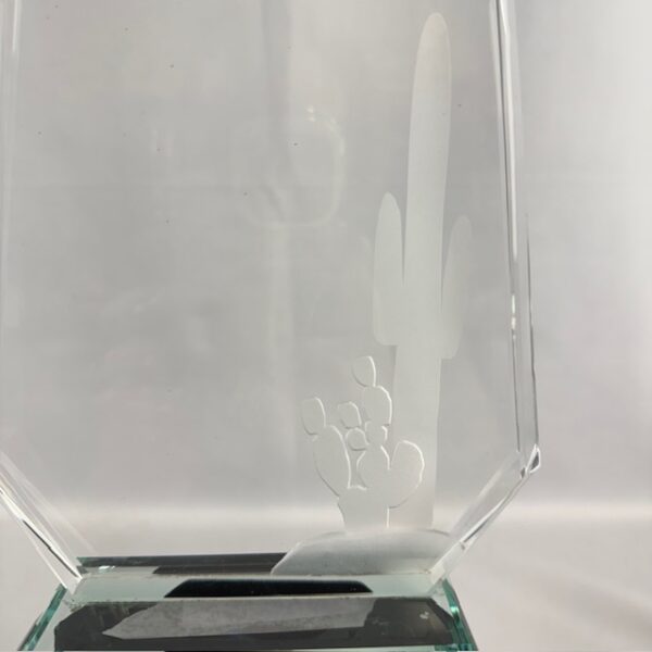 Art Glass Cactus Portrait