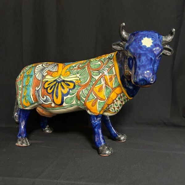 Mexican Talavera Pottery Cow