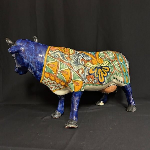 Mexican Talavera Pottery Cow