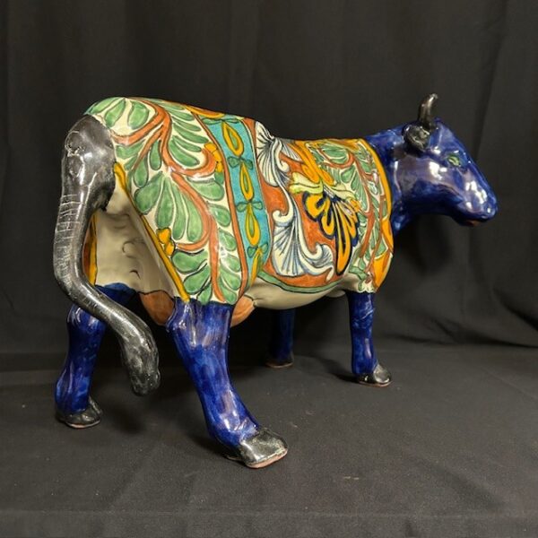 Mexican Talavera Pottery Cow