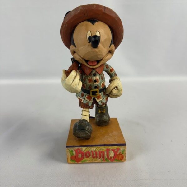 Disney Traditions Mickey Mouse Pilgrim Figurine