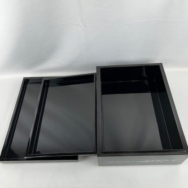 Japanese Black Lacquerware Box