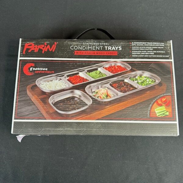 NIB Panini Condiment Trays