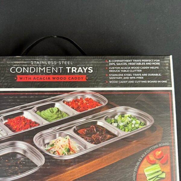 NIB Panini Condiment Trays