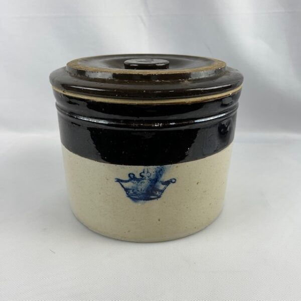 Antique Stoneware Crock with Lid