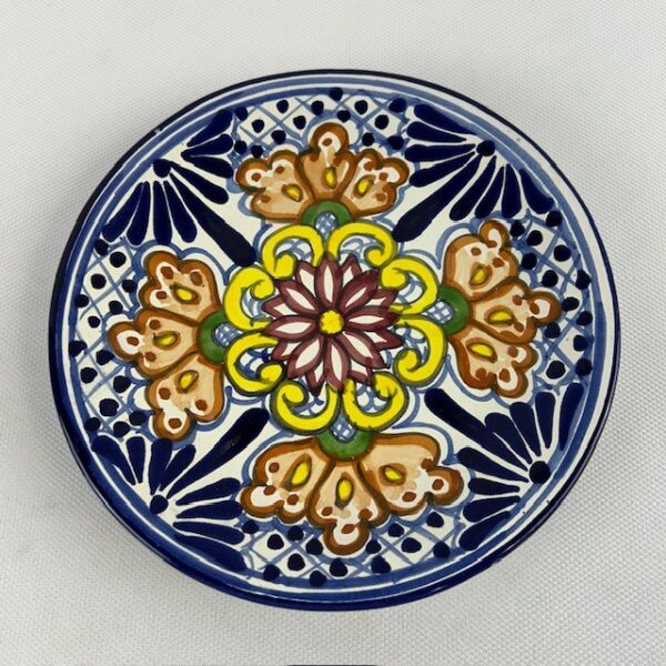 Blue Talavera Sandwich Plate