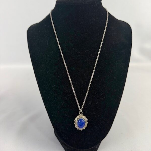 VTG Lapis Lazuli Pendant Necklace