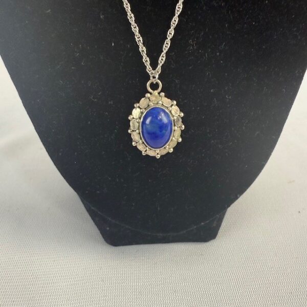 VTG Lapis Lazuli Pendant Necklace