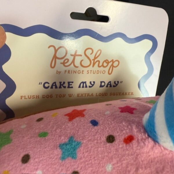NWT "Cake my Day" Dog Toy