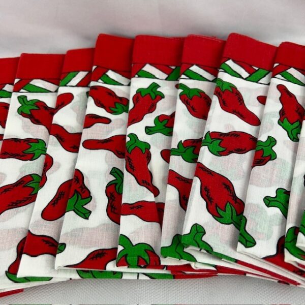 VTG Fiesta Chili Pepper Cloth Napkins (19)