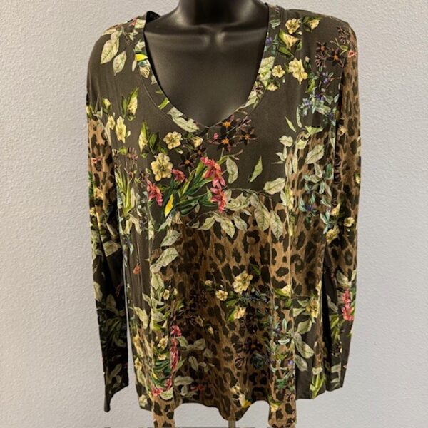 Johnny Was V Neck Bamboo Tunic