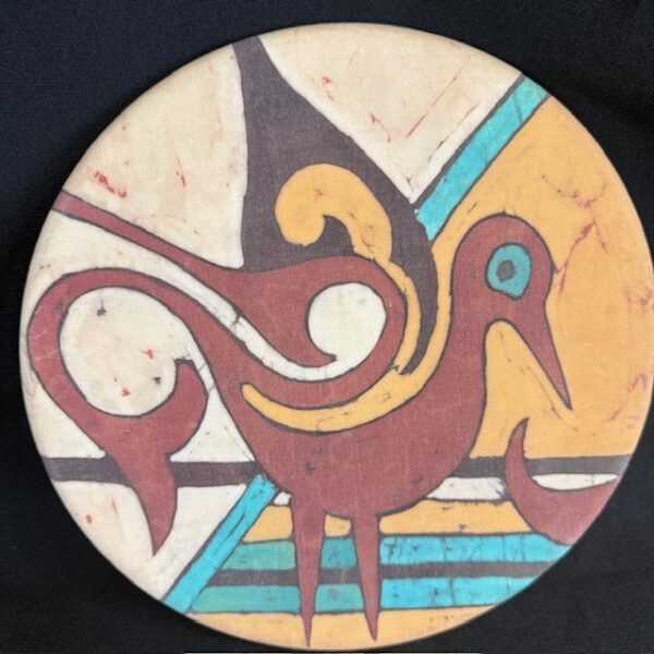 Rainbird Batik Painting by Harriet M. Rein