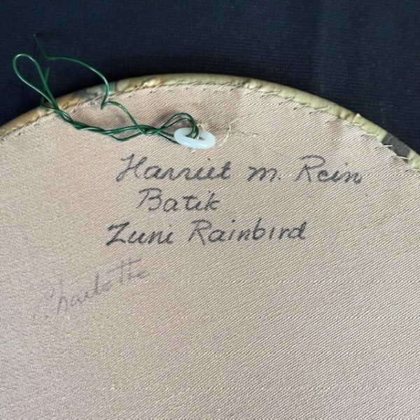 Rainbird Batik Painting by Harriet M. Rein