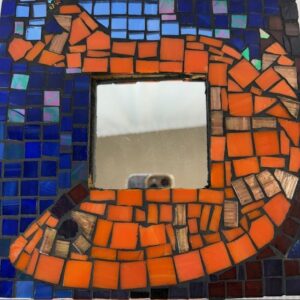 Aquatic Themed Mosaic Mirror
