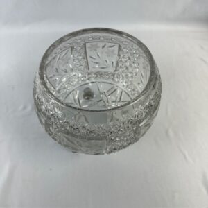VTG Footed Cut Crystal Bowl
